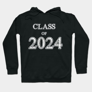 Class Of 2024. Graduation Or First Day Of School. Vintage Hoodie